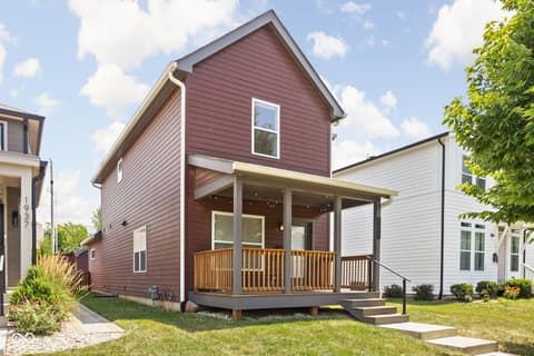 Front exterior at 1935 Cornell Avenue, Indianapolis, IN