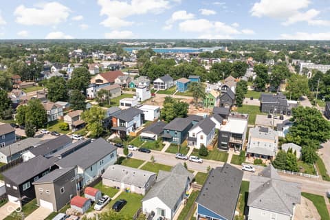 Aerial view at 1935 Cornell Avenue, Indianapolis, IN