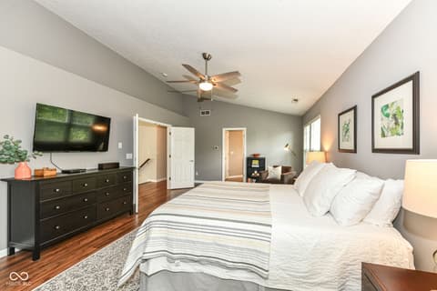 Primary bedroom at 13248 Aquamarine Drive, Carmel, IN