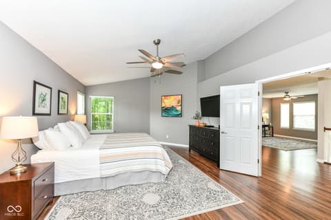 Primary bedroom at 13248 Aquamarine Drive, Carmel, IN