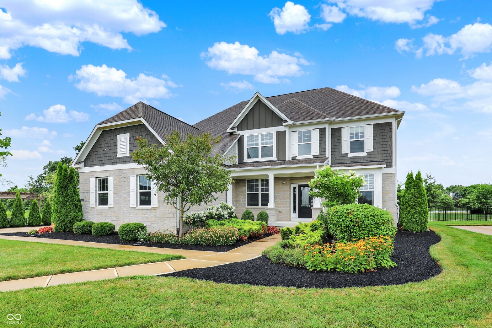 Front exterior at 13044 Chenille Drive, Carmel, IN