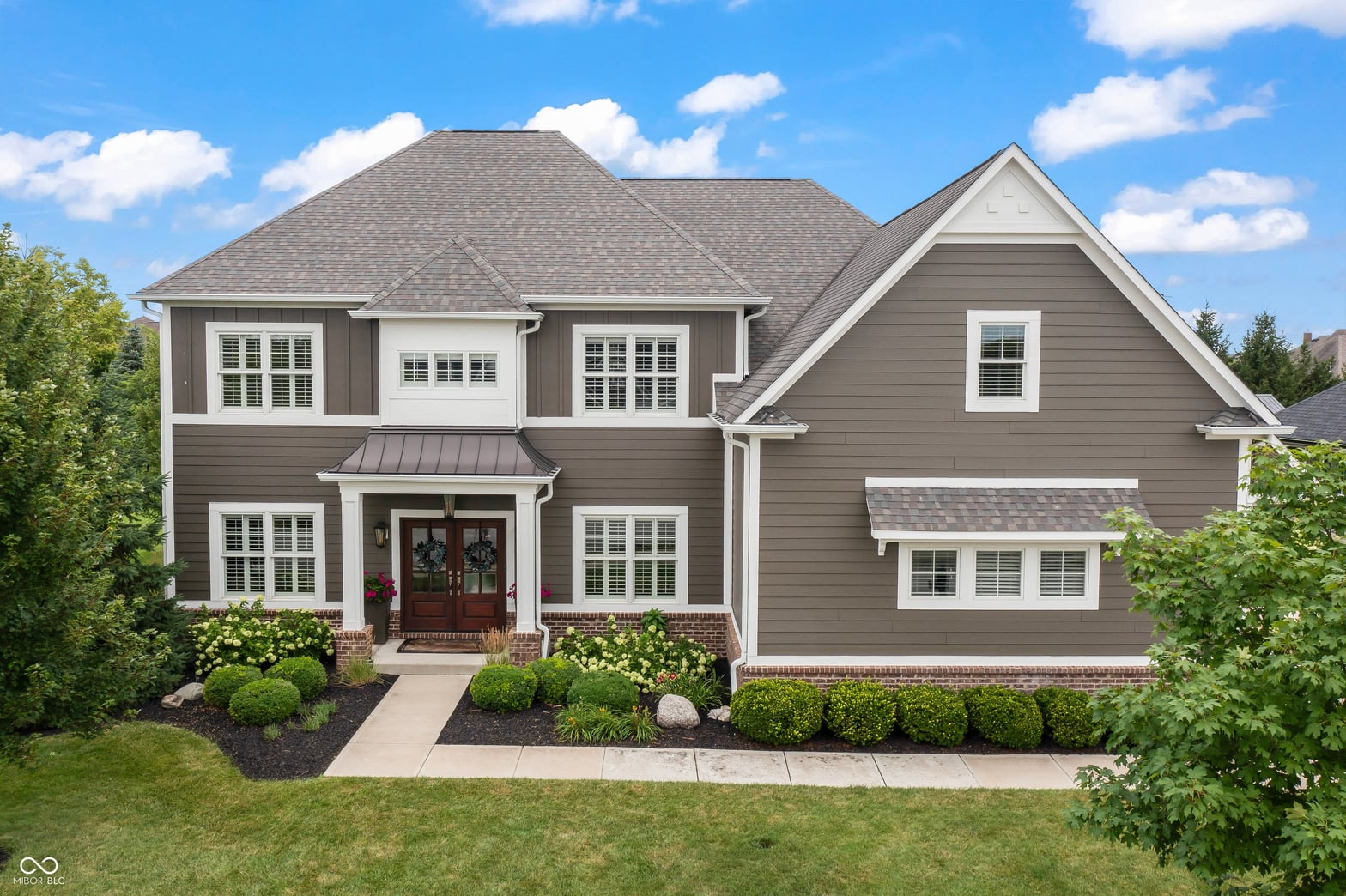 Front exterior at 10297 Timberland Drive, Fishers, IN