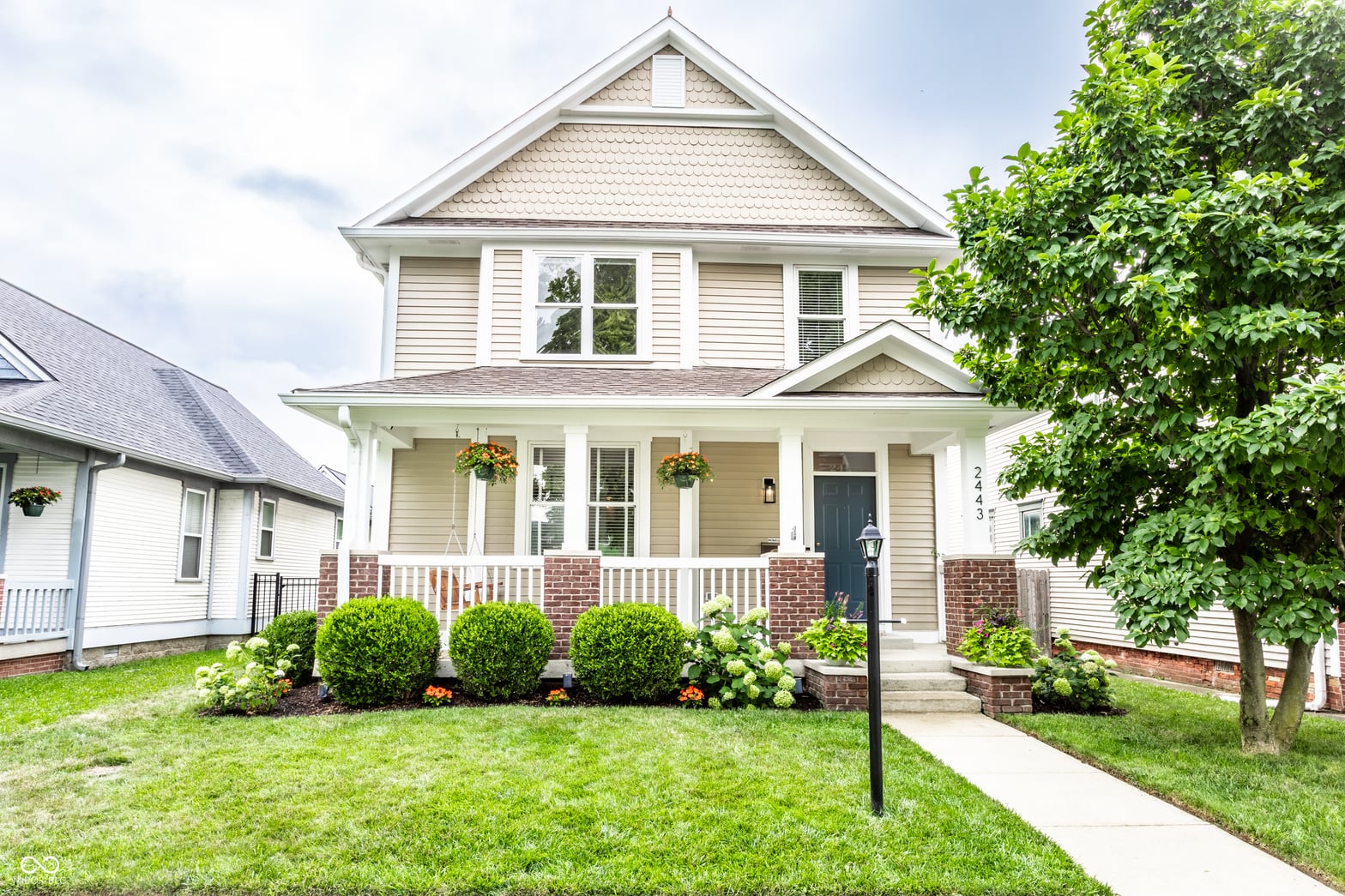 Front exterior at 2443 N Pennsylvania Street, Indianapolis, IN