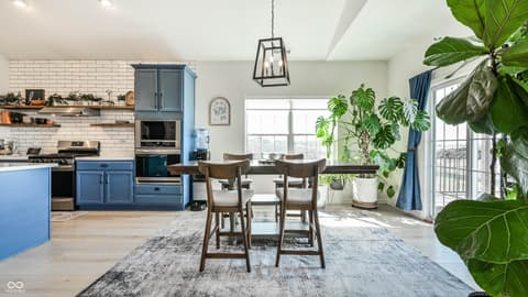 Dining room at 5466 Maywood Drive, Whitestown, IN