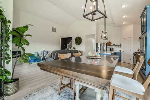 Dining room at 5466 Maywood Drive, Whitestown, IN