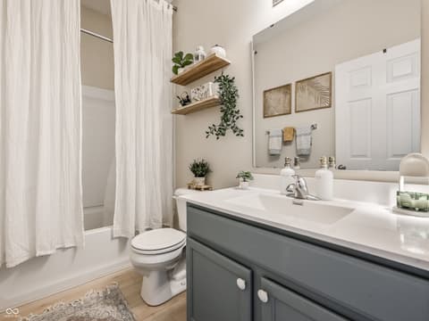 Bathroom at 5466 Maywood Drive, Whitestown, IN