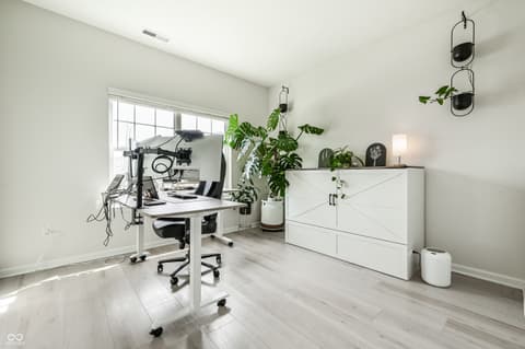 Home office at 5466 Maywood Drive, Whitestown, IN