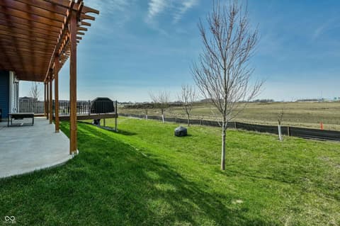 Yard at 5466 Maywood Drive, Whitestown, IN