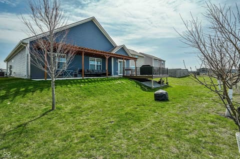Backyard at 5466 Maywood Drive, Whitestown, IN