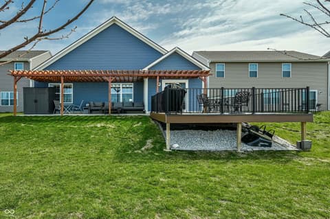 Backyard at 5466 Maywood Drive, Whitestown, IN