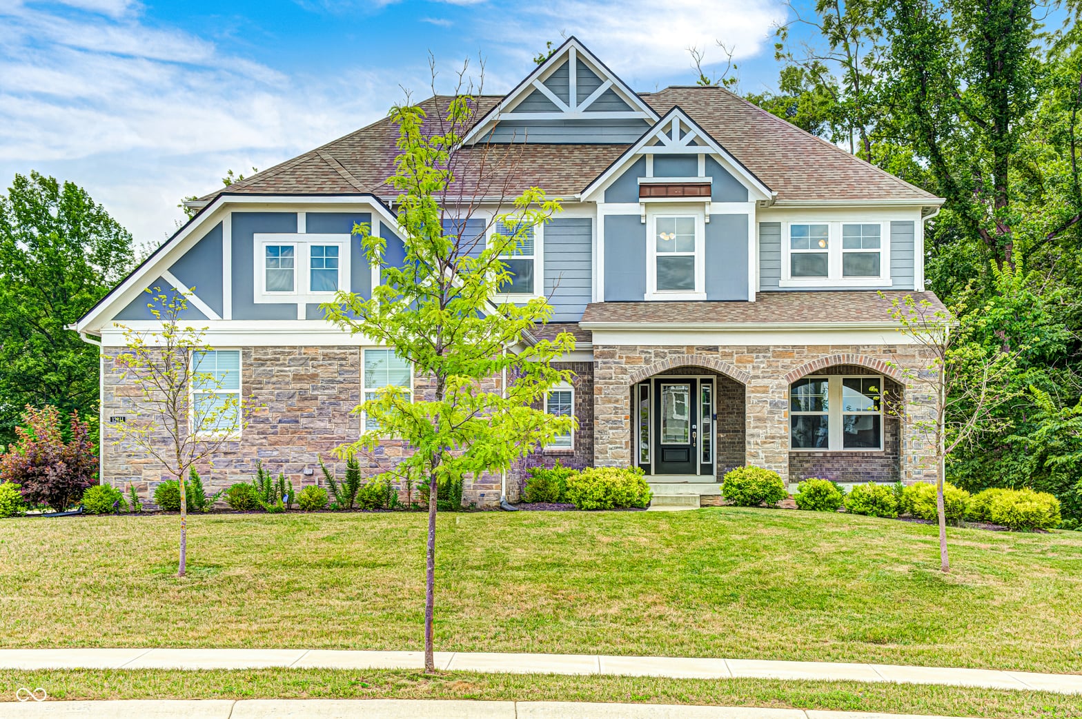 Front exterior at 12811 Corydon Drive, Fishers, IN