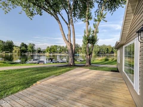 Outdoor living area at 650 S Wildwood Drive, Cromwell, IN