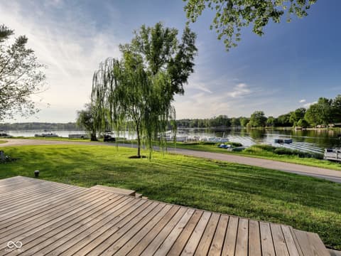 Outdoor living area at 650 S Wildwood Drive, Cromwell, IN