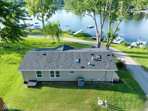Aerial view at 650 S Wildwood Drive, Cromwell, IN