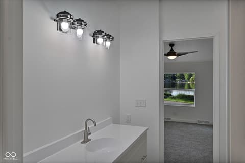 Bathroom at 650 S Wildwood Drive, Cromwell, IN