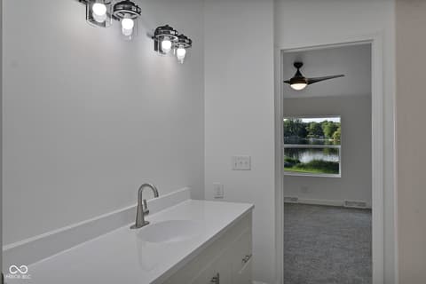 Bathroom at 650 S Wildwood Drive, Cromwell, IN