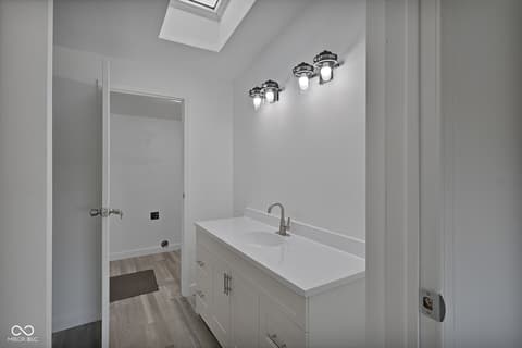 Bathroom at 650 S Wildwood Drive, Cromwell, IN
