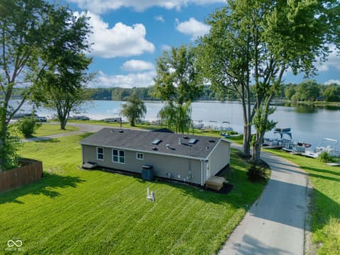 Aerial view at 650 S Wildwood Drive, Cromwell, IN