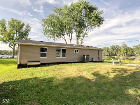 Backyard at 650 S Wildwood Drive, Cromwell, IN