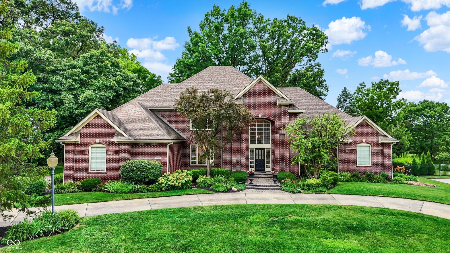 Front exterior at 10380 High Grove Drive, Carmel, IN