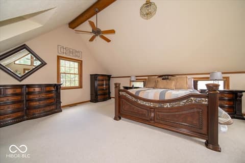 Primary bedroom at 7147 S County RD 130 Road W, Frankfort, IN