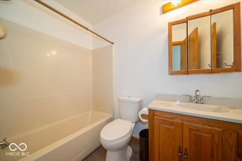 Bathroom at 7147 S County RD 130 Road W, Frankfort, IN