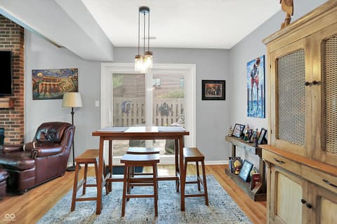 Dining room at 324 E 7th Street, Indianapolis, IN