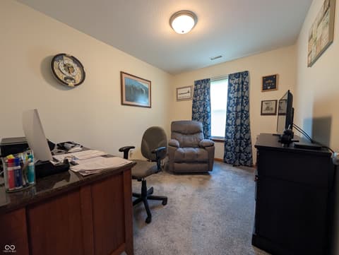 Home office at 230 Blue Ribbon Court, Rushville, IN