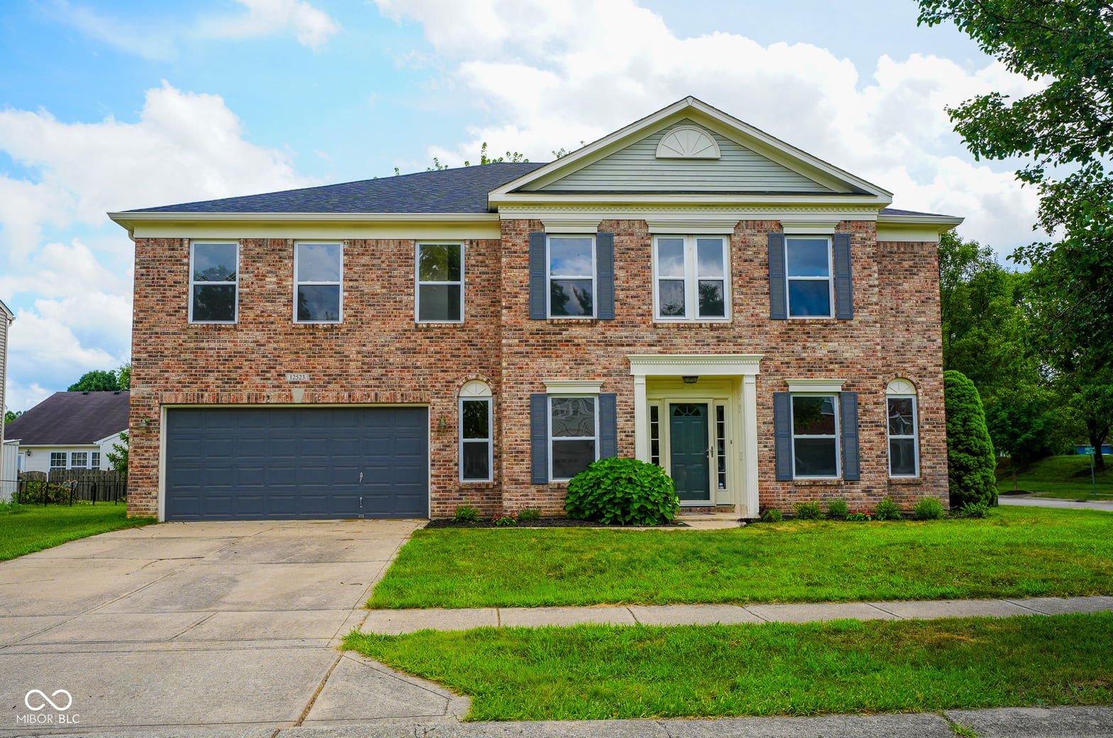 Front exterior at 12523 Courage Crossing, Fishers, IN