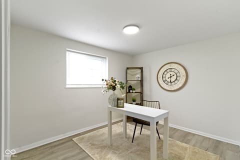 Home office at 4126 Flamingo West Drive, Indianapolis, IN