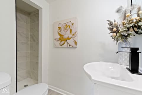 Bathroom at 4126 Flamingo West Drive, Indianapolis, IN