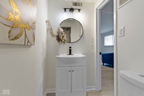 Bathroom at 4126 Flamingo West Drive, Indianapolis, IN
