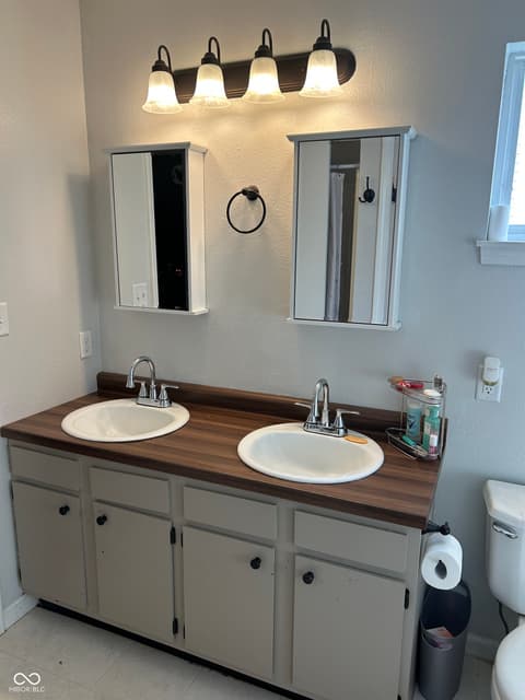 Bathroom at 2369 Orchard Creek Drive, Columbus, IN