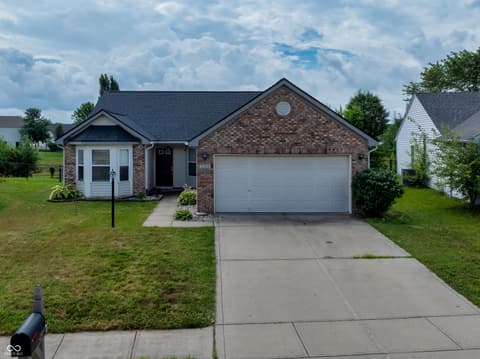 Front exterior at 2369 Orchard Creek Drive, Columbus, IN