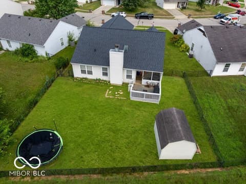 Aerial view at 2369 Orchard Creek Drive, Columbus, IN