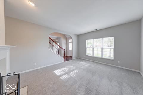 Living room at 15555 Portland Drive, Westfield, IN