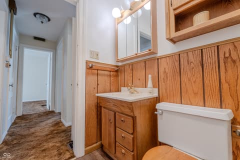 Bathroom at 2047 N Bosart Avenue, Indianapolis, IN