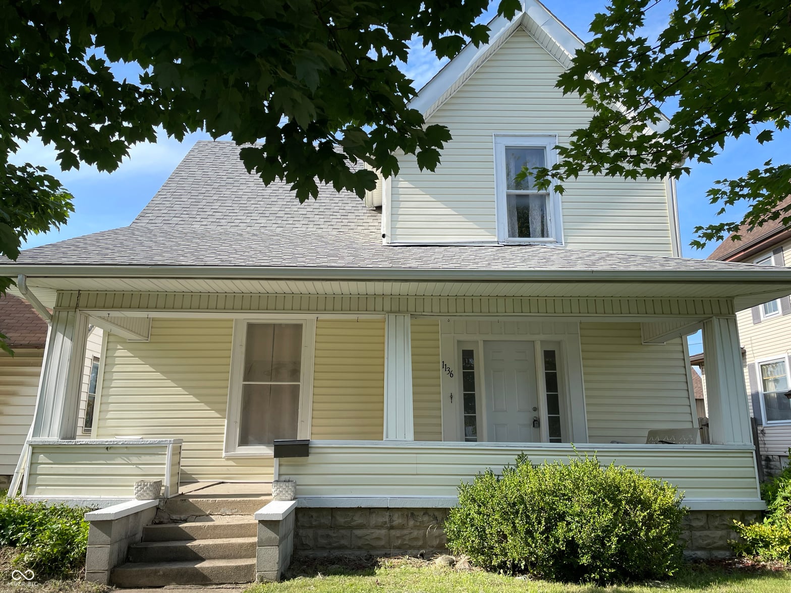 Front exterior at 1136 W 3rd Street, Marion, IN