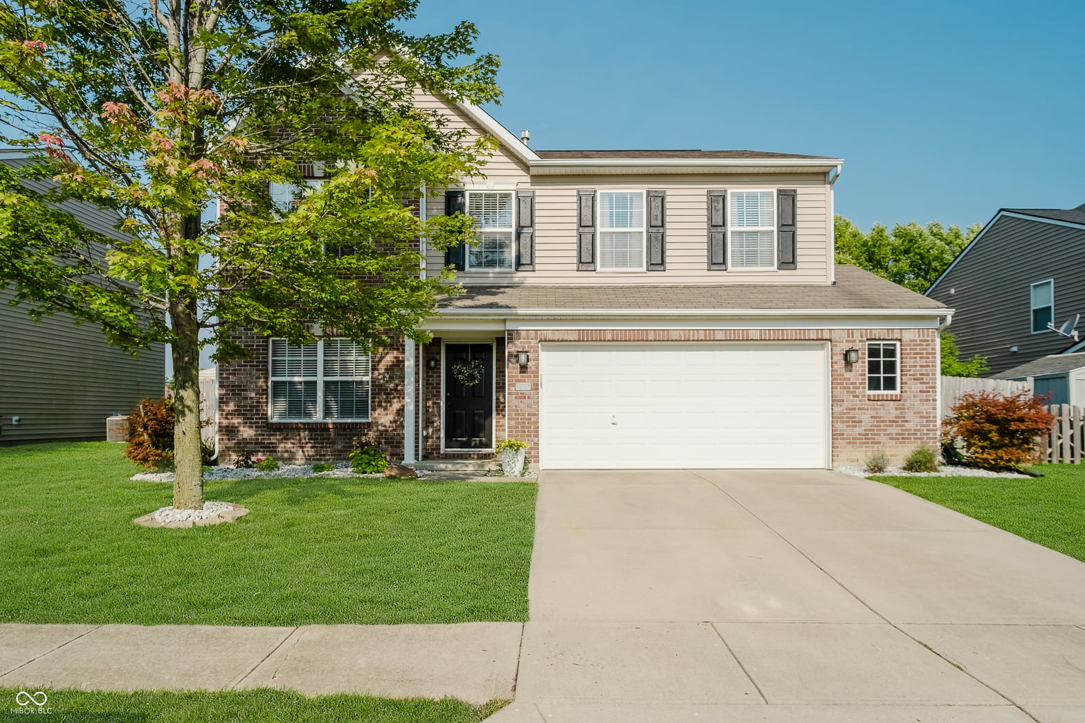 Front exterior at 1060 Frogs Leap, Cicero, IN