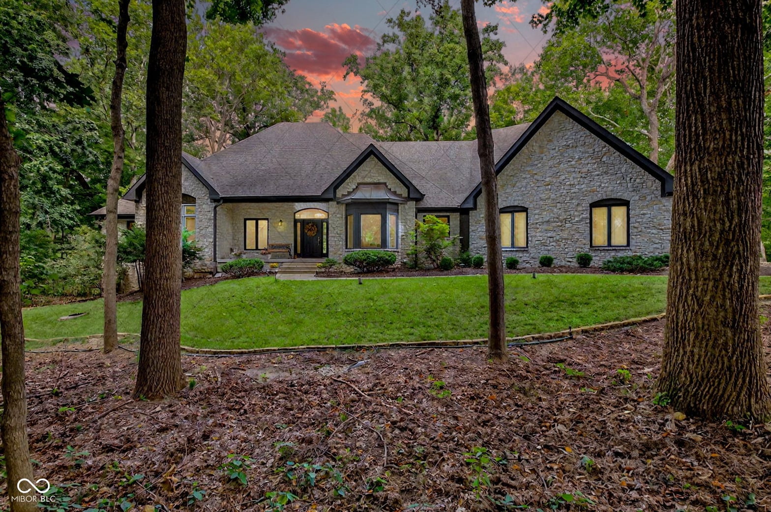 Front exterior at 12551 Walnut Ridge Place, Fishers, IN