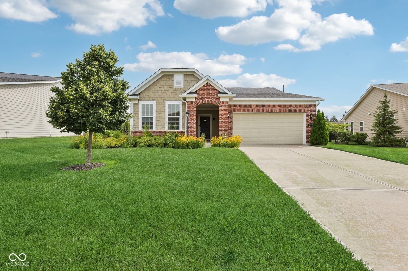 Front exterior at 598 Harstad Boulevard, Westfield, IN