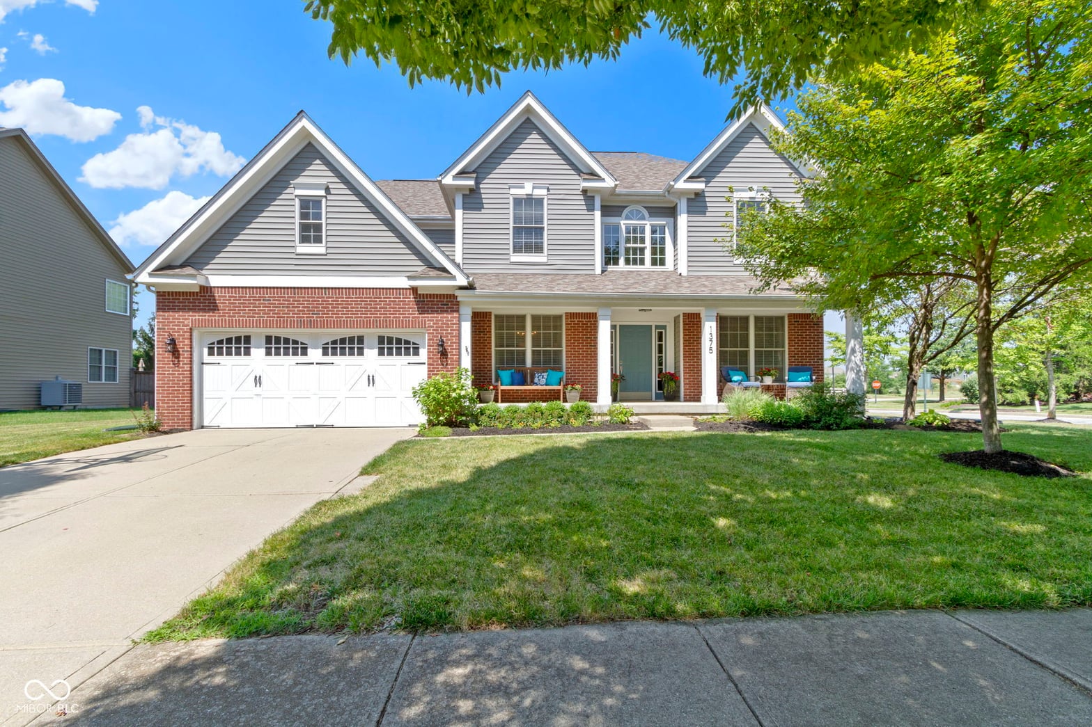 Front exterior at 1375 Lewiston Drive, Westfield, IN