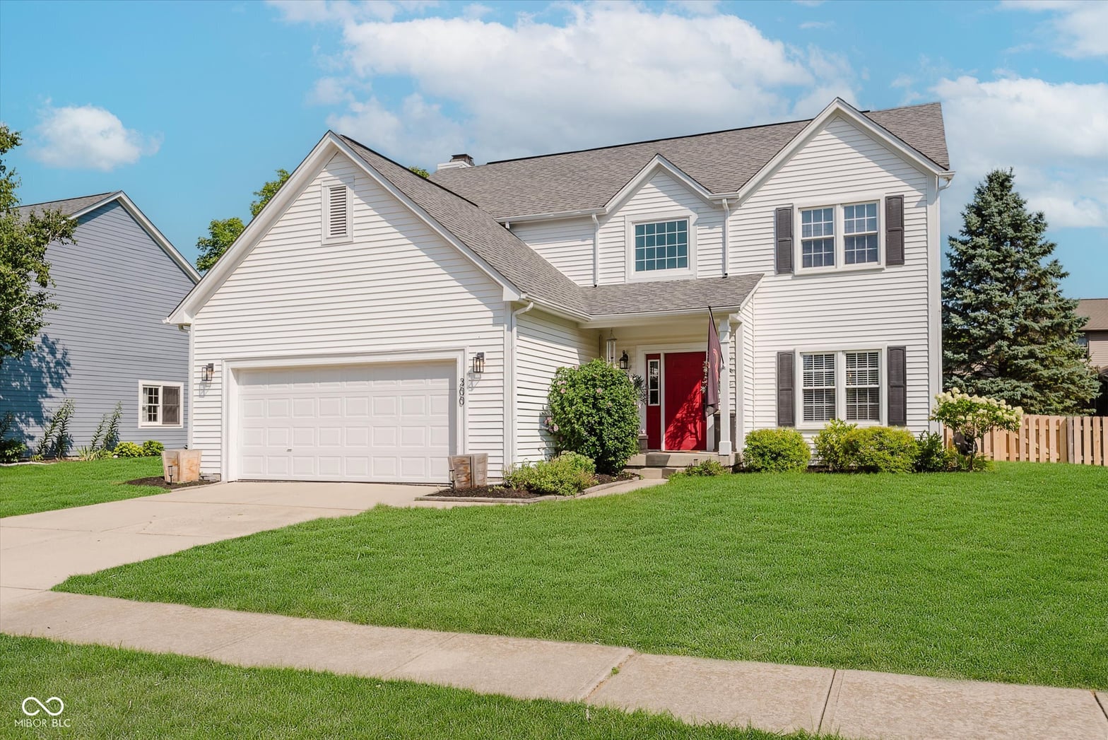 Front exterior at 300 Pokagon Drive, Carmel, IN