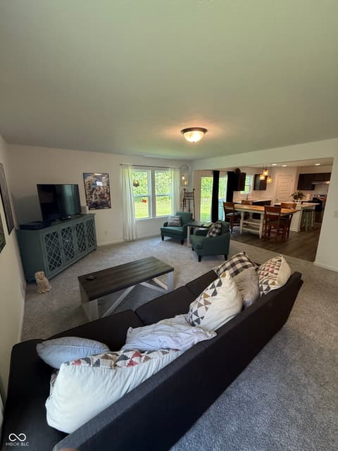 Living room at 13755 George Court, Camby, IN