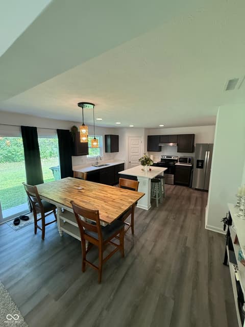 Dining room at 13755 George Court, Camby, IN