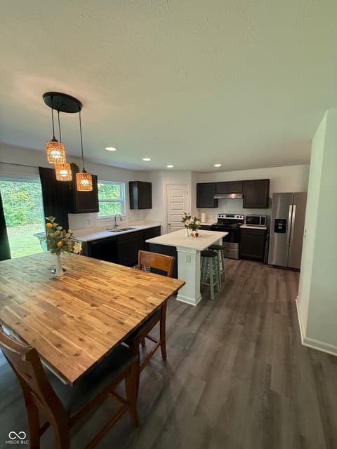 Dining room at 13755 George Court, Camby, IN