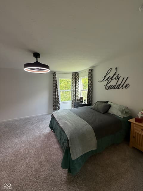 Primary bedroom at 13755 George Court, Camby, IN
