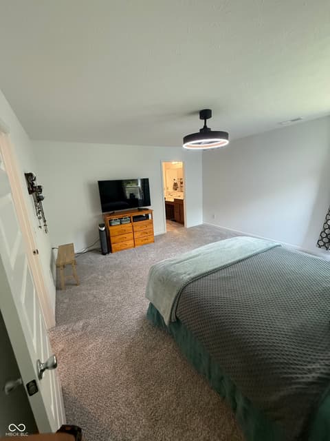 Primary bedroom at 13755 George Court, Camby, IN