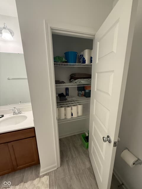 Bathroom at 13755 George Court, Camby, IN
