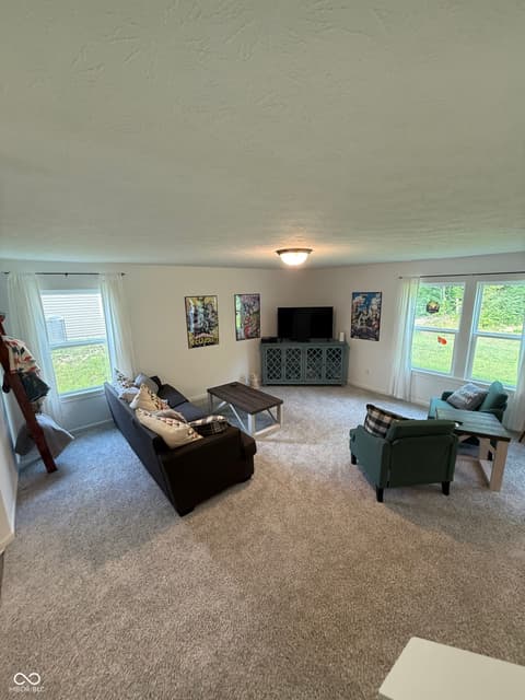 Living room at 13755 George Court, Camby, IN